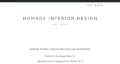 Desktop Screenshot of homagedesign.net